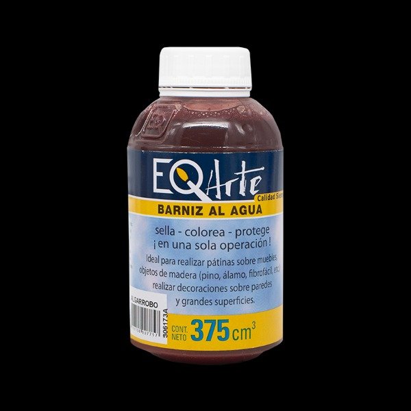 Producto - BARNIZ AL AGUA EQARTE 375CM3 DE COLORES