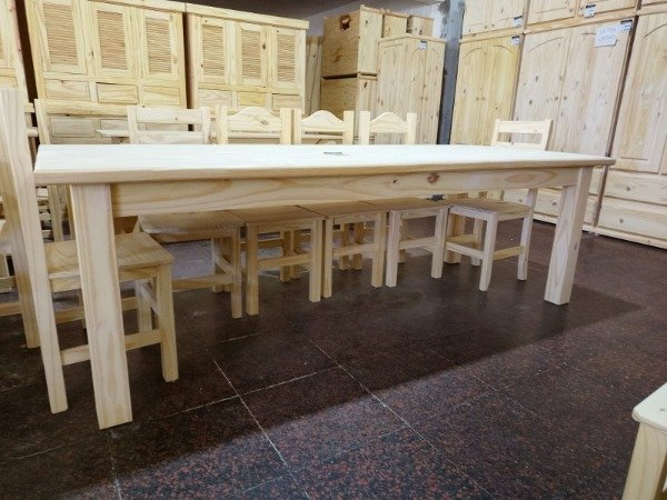 Producto - Mesa pino macizo 2,40 mts