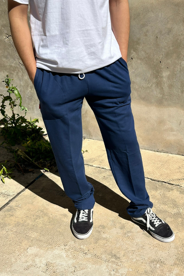 Producto - Pantalón Joguing Recto Rustico - Azul Marino
