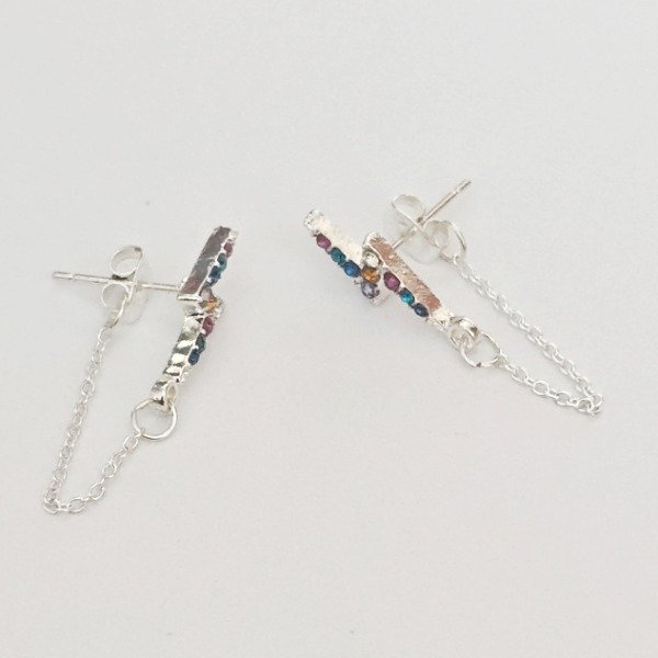 Producto - AROS RAYO CON CADENITA