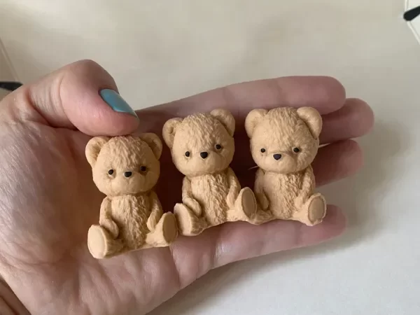 Producto - VELA MINI TEDDY ( 4 CM DE ALTO X 2,5 ANCHO APROX)