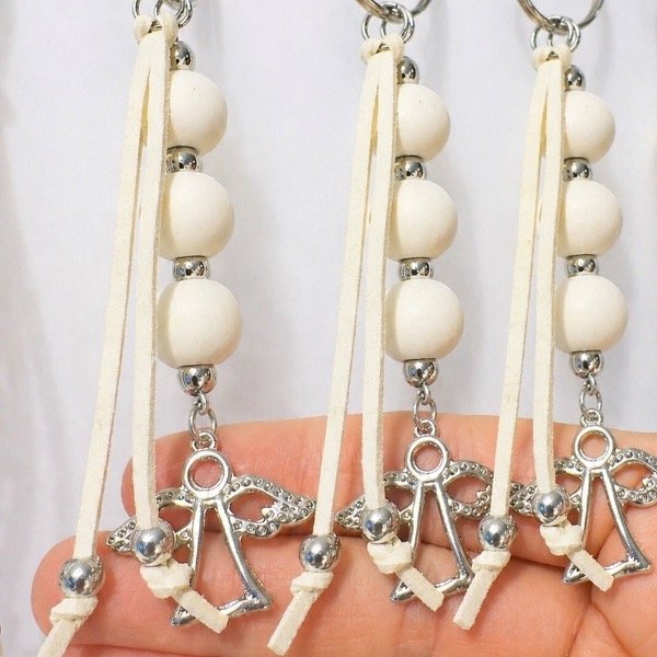 Producto - Souvenir Llavero angelito calado - Natural
