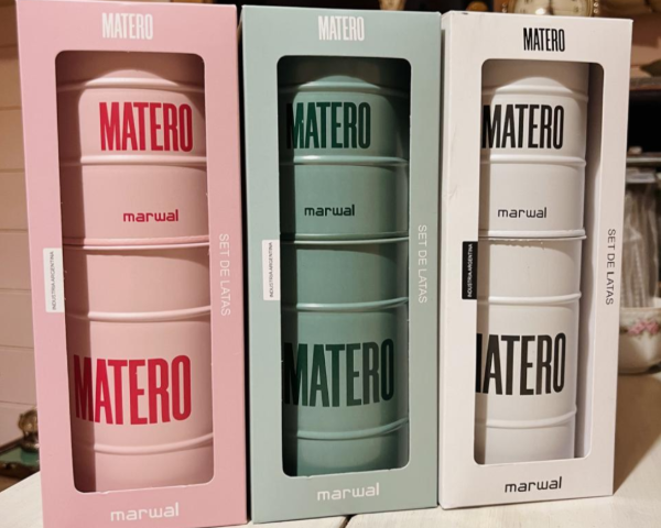 Producto - Kit yerbera y azucarera lata