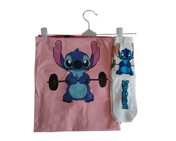 Producto - SET DEPORTIVO 3 PIEZAS STITCH ROSA