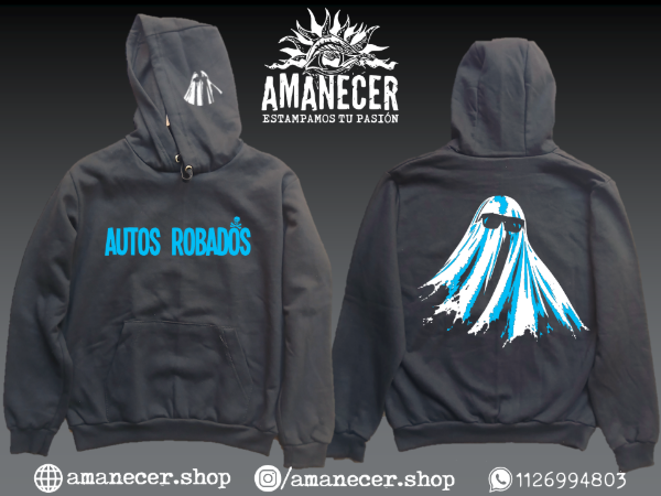 Producto - Buzo canguro Autos Robados