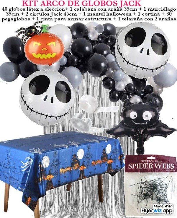 Producto - Arco de globos terror Jack