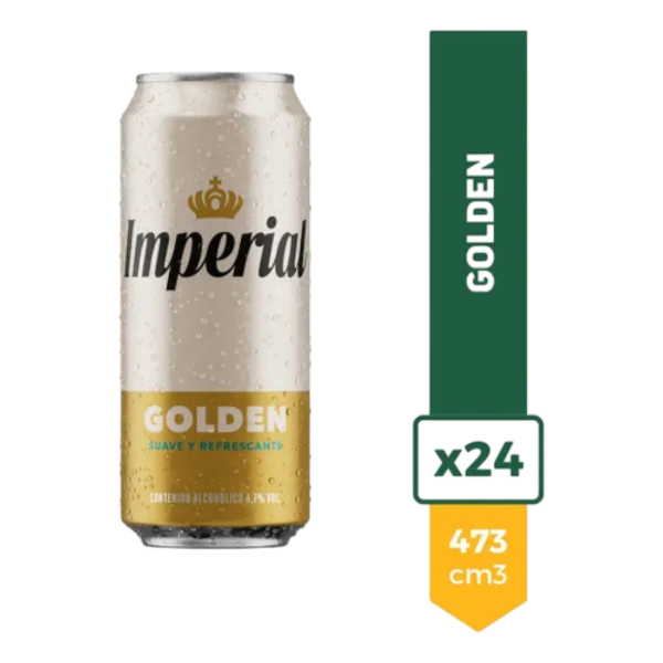 Producto - CERVEZA IMPERIAL GOLDEN LATA 24u x 473cc