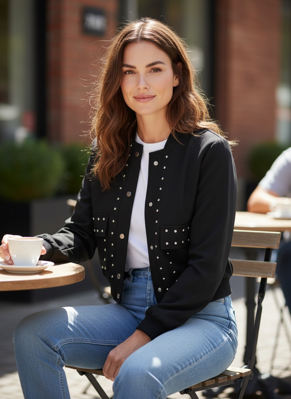 Producto - Campera bomber negro