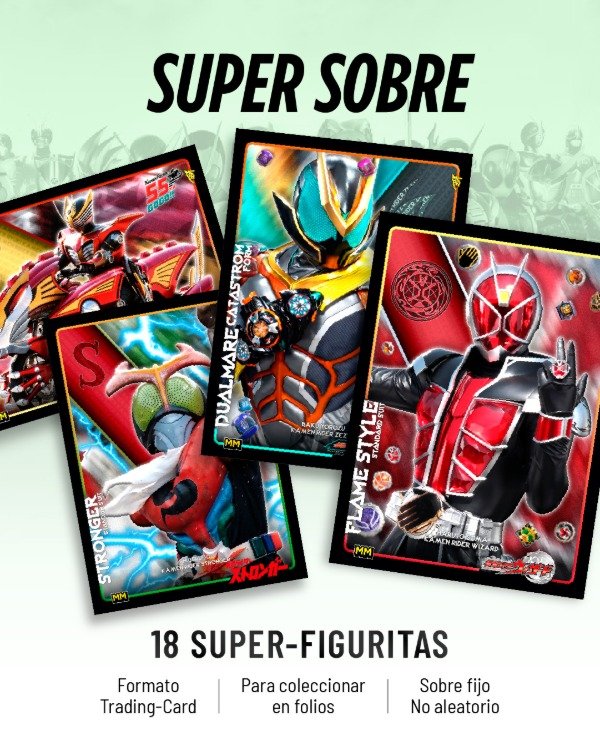 Producto - Super Sobre (Artístico) / Kamen Rider - 1