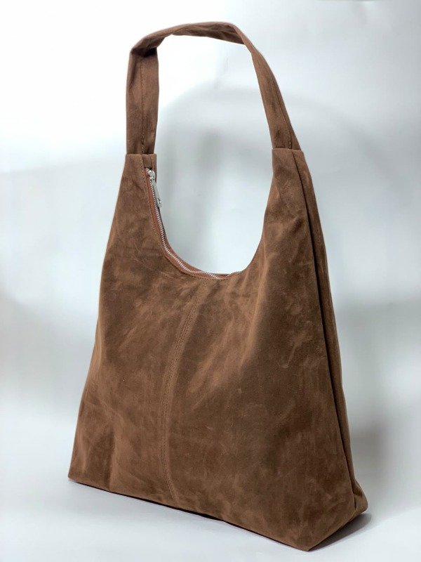 Producto - BOLSO MEGA - GAMUZA CHOCO