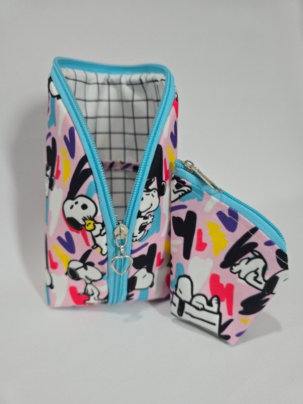 Producto - Porta Taza Snoopy Fondo Rosa - 2