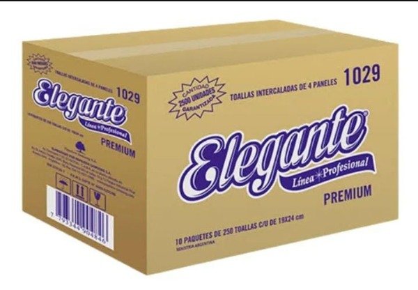 Producto - CAJA TOALLAS INTERCALADAS 2500 USOS ELEGANTE