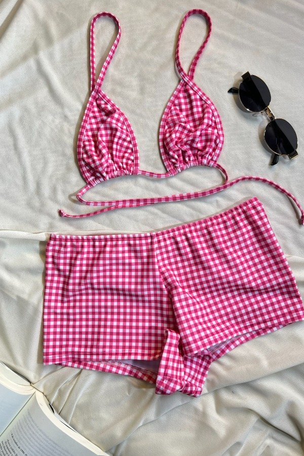Producto - BIKINI SPRITZ CUADRILLE ROSA