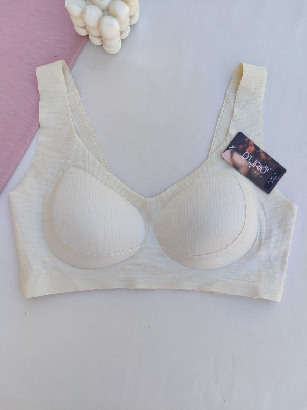 Producto - Corpiño sin costuras bretel ancho natural