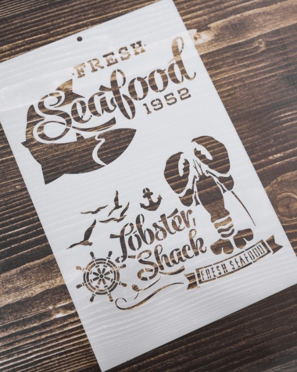 Producto - STENCIL I - SEAFOOD - MARINOS
