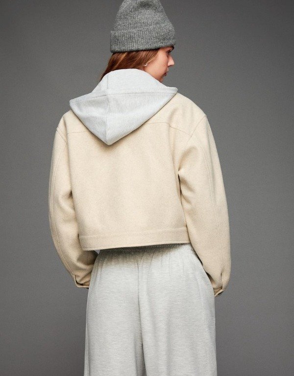 Producto - Campera paño soft Bershka - 4