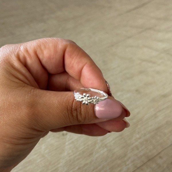 Producto - ANILLO -PLATA 925- TRIPLE MARGARITA