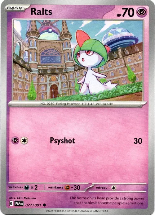 Producto - Ralts - 027/091 - Paldean Fates