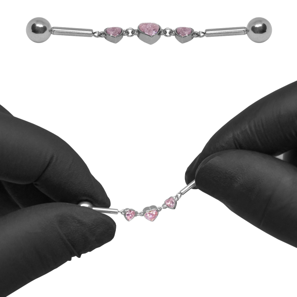 Producto - INDUSTRIAL CORAZONES ROSA COLGANTES