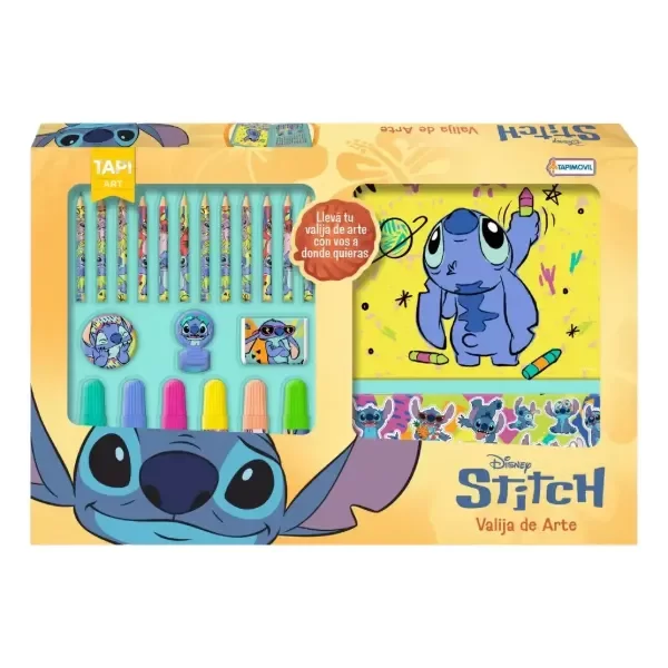 Producto - Valija de arte kit para colorear Stitch