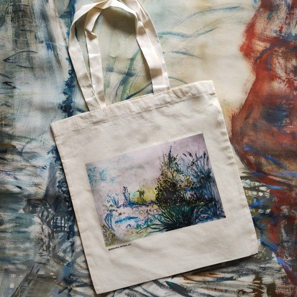 Producto - Tote paisaje verdes