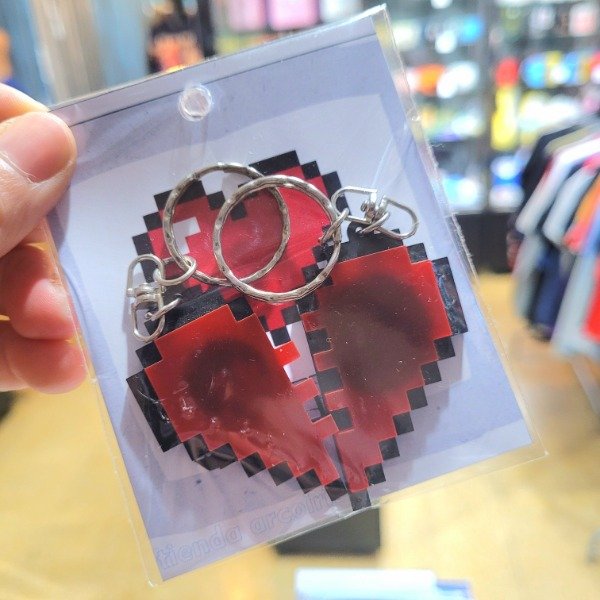 Producto - LLAVERO PARA COMPARTIR PIXEL HEART
