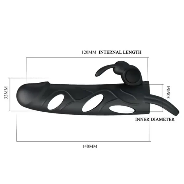 Producto - Funda Potenciadora Doble - Extiende Y Estimula Una Fuerte Erección - 3