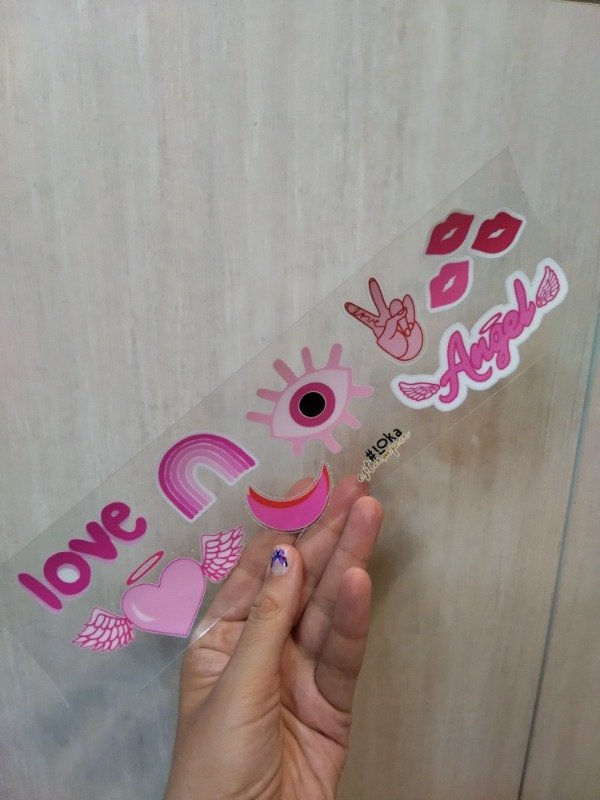 Producto - UV Tiras 8x28cm Pink #2