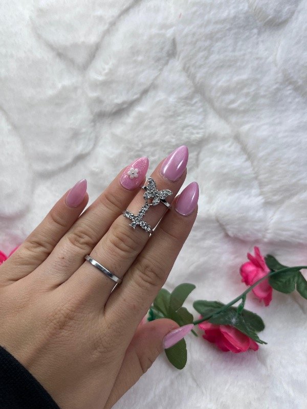 Producto - Anillo para fotos mariposa cruz