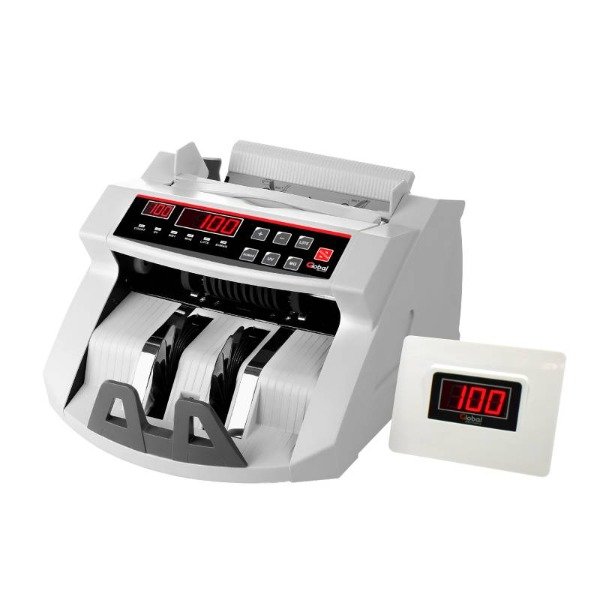 Producto - CONTADORA GLOBAL BILL COUNTER 1 GRIS CLARO UV IR LOTE SUMA CUENTA DETECTA FALSOS