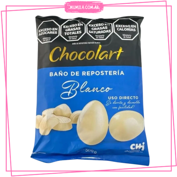 Producto - Chocolate blanco Chocolart x500gr