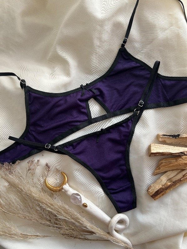 Producto - Conjunto Carilo Violeta