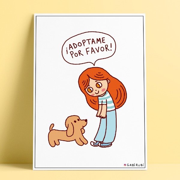 Producto - Postal 253 - "Adopción"