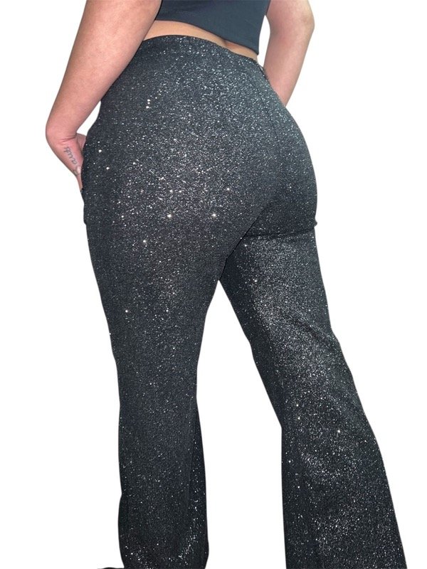 Producto - Pantalones Rectos Scuba Glitter PREVENTA