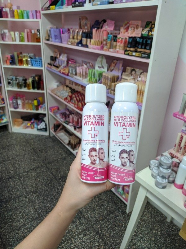Producto - Spray blanqueador milk collagen