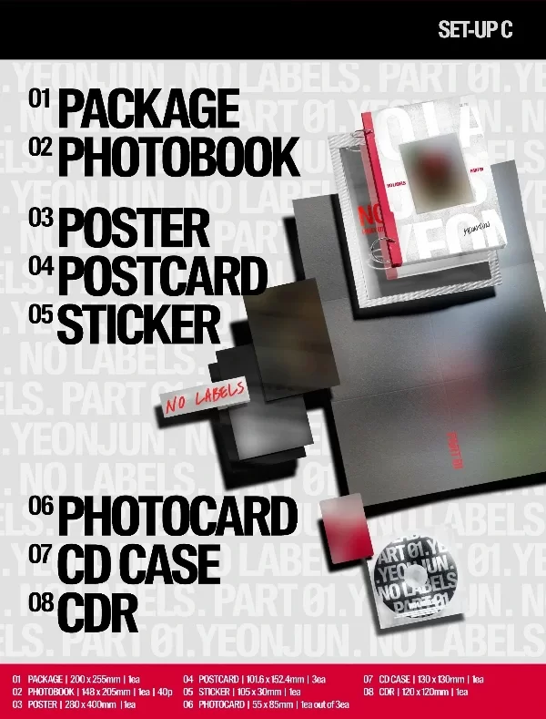 Producto - YEONJUN (TXT) - No Labels: Part 01 (Set-Up C ver.)