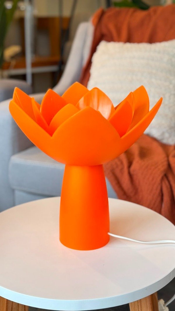 Producto - Lámpara Flor naranja