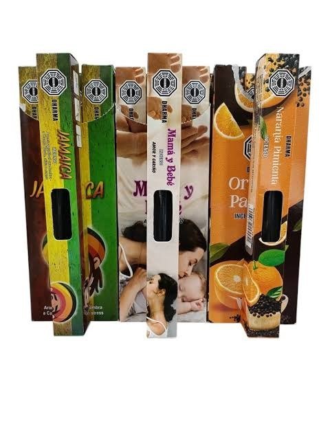 Producto - SAHUMERIOS 15 VARILLAS DHARMA eucalipto