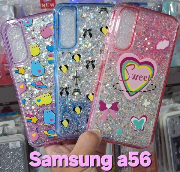 Producto - Fundas diseño glitter 360. Samsung a56