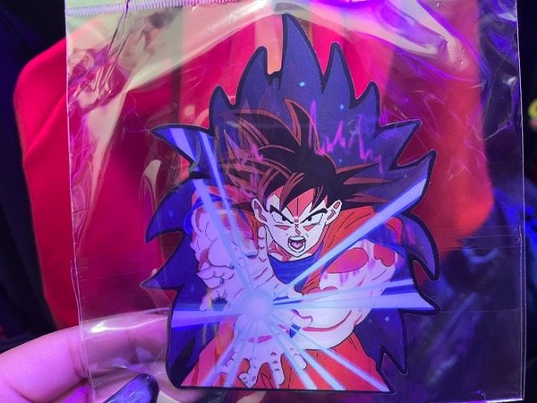Producto - Sticker 3D DBZ Goku 4