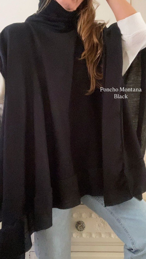 Producto - Poncho Montana Black