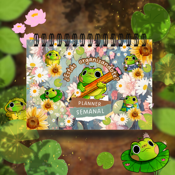 Producto - Planner Mensual y Semanal -'Ranita Organizada'