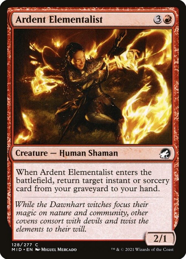 Producto - Ardent Elementalist  Innistrad: Midnight Hunt