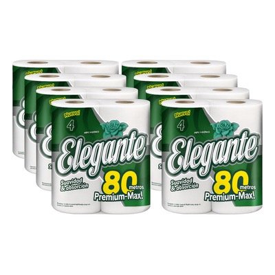 Producto - HIGIENICO ELEGANTE verde bulto 10 x 4 x 80 mtrs cod 916