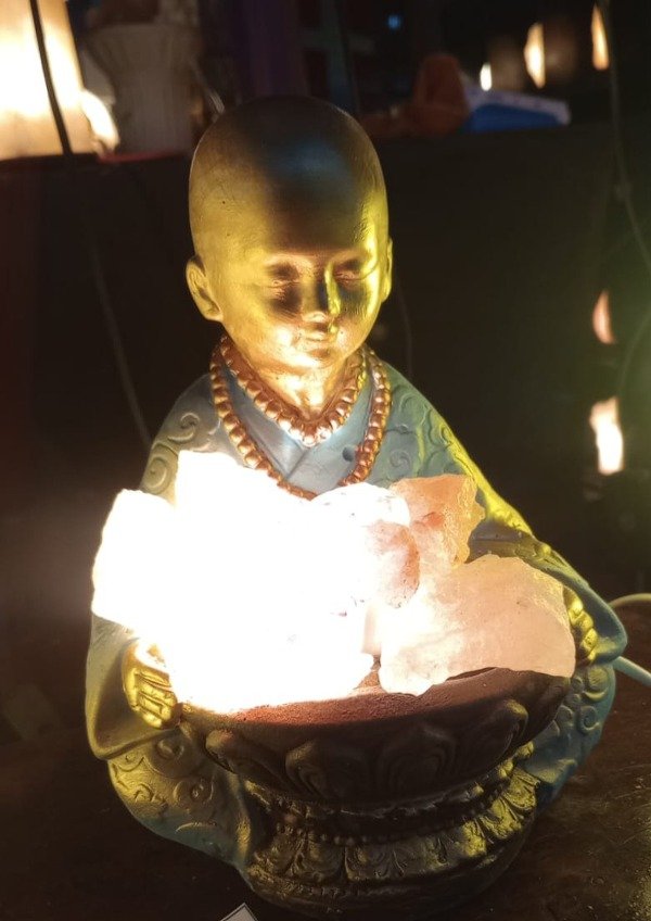 Producto - Lámpara de Sal Buda Meditación Mediano - 0