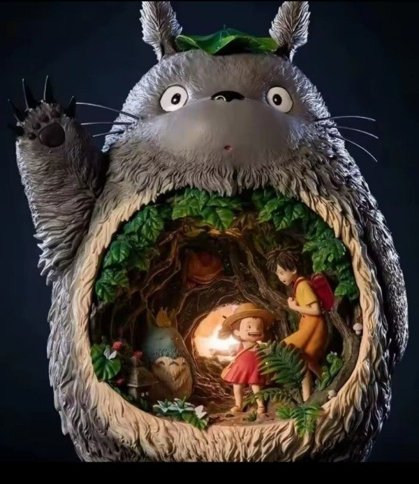Producto - Figura Diorama Ghibli Totoro 31 cm Con luz