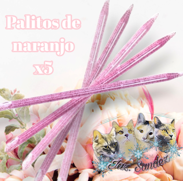 Producto - PALITOS DE NARANJO BRILLOSOS x5