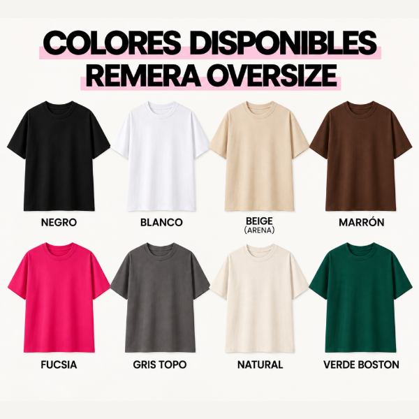 Producto - Remera Oversize personalizada - 1