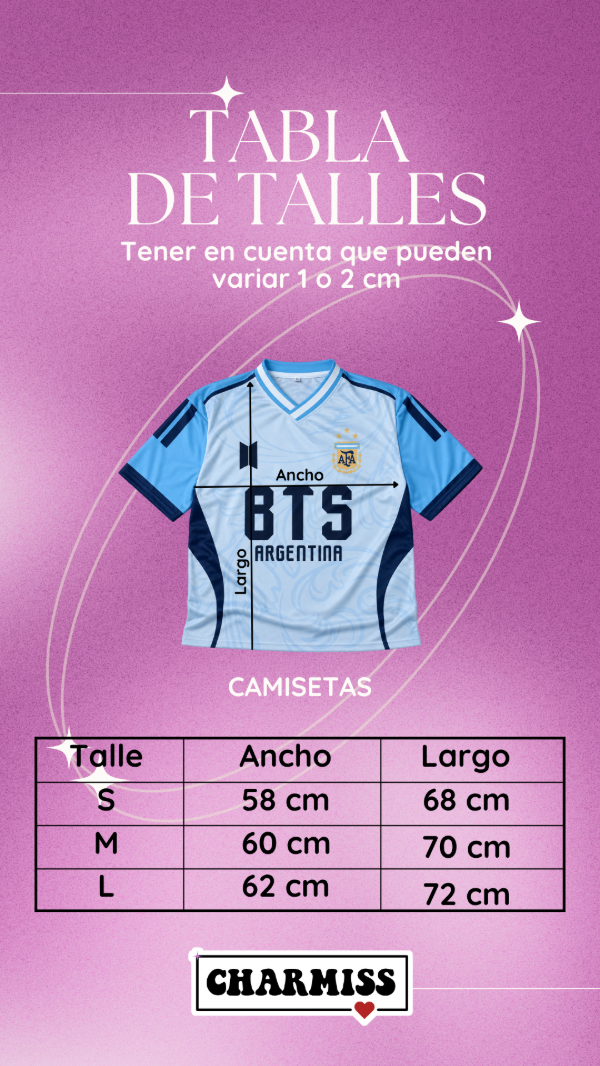 Producto - Camiseta- BTS Argentina - 2