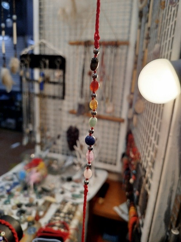 Producto - PULSERA ROJA DE LOS 7 CHAKRAS